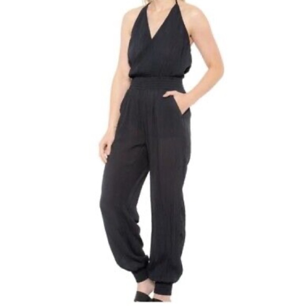 Prana Black Jumpsuit Relaxed‎ Fit Full-Length